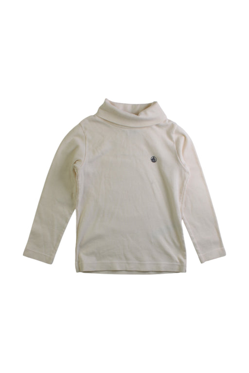A Ivory Long Sleeve Tops from Petit Bateau in size 3T for neutral. (Front View)