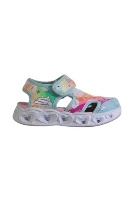 A Multicolour Sandals from Skechers in size 3T for girl. (Front View)