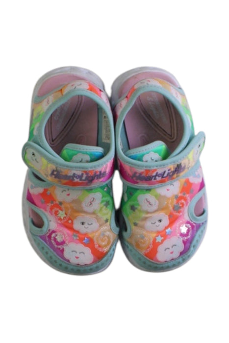 A Multicolour Sandals from Skechers in size 3T for girl. (Back View)