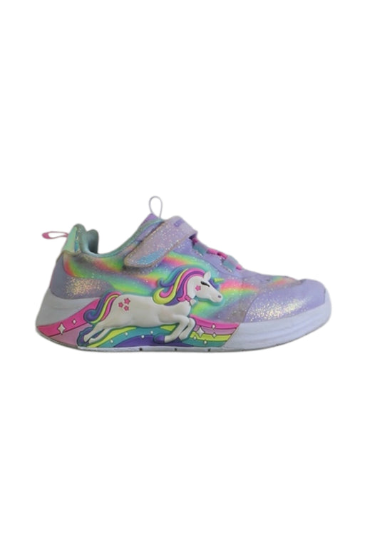 A Multicolour Sneakers from Skechers in size 4T for girl. (Front View)