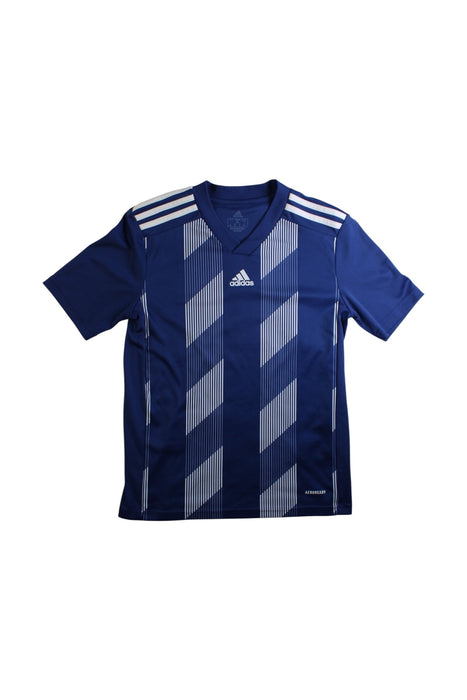 A Blue Active Tops from Adidas in size 12Y for boy. (Front View)