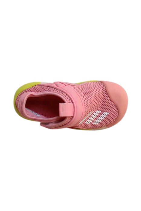A Pink Aqua Shoes from Adidas in size 3T for neutral. (Front View)
