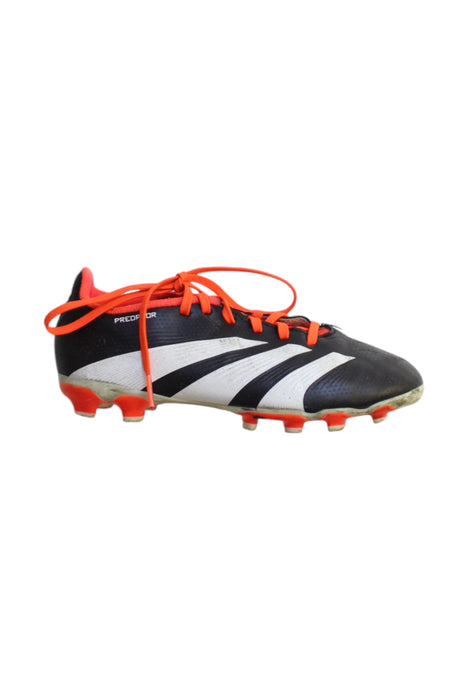 A Multicolour Cleats/Soccer Shoes from Adidas in size 10Y for boy. (Front View)