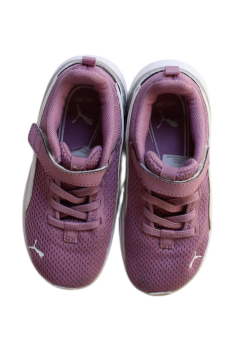 A Pink Sneakers from Puma in size 4T for neutral. (Back View)