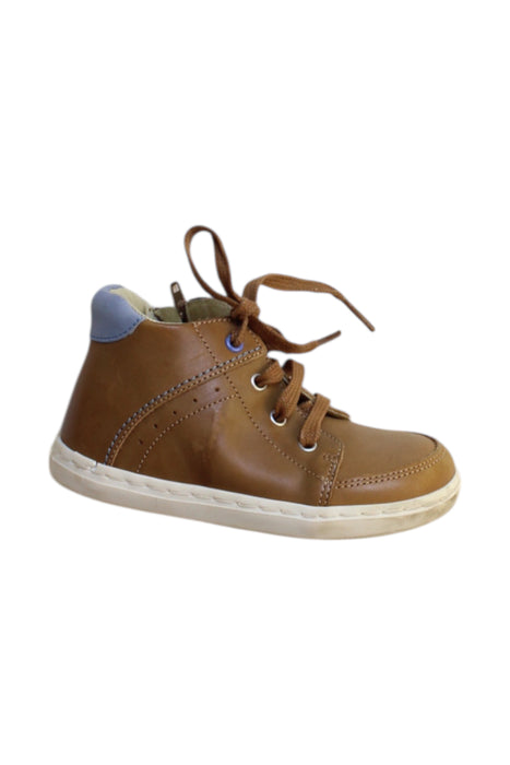 A Brown Casual Boots from Jacadi in size 3T for neutral. (Front View)
