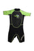 A Black Wetsuits from Aquasport in size 10Y for neutral. (Front View)
