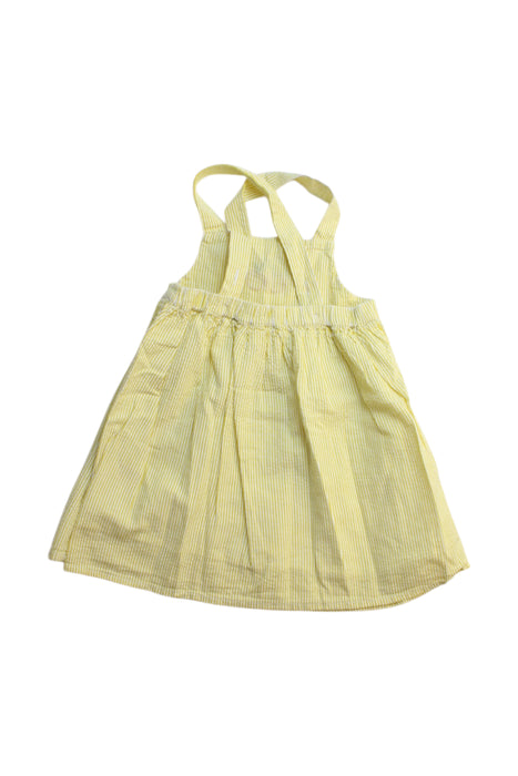 A Yellow Sleeveless Dresses from Boden in size 18-24M for girl. (Back View)