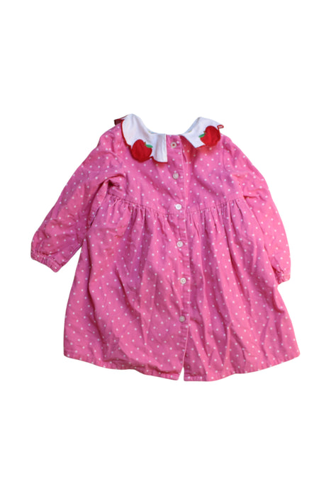A Pink Long Sleeve Dresses from Boden in size 18-24M for girl. (Back View)
