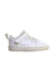 A White Sneakers from Nike in size 3T for girl. (Front View)