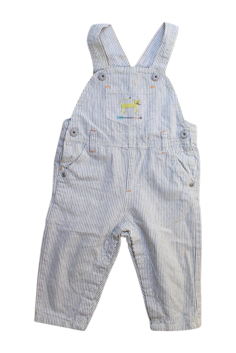 A Blue Long Overalls from La Compagnie des Petits in size 6-12M for neutral. (Front View)
