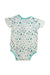 A Multicolour Short Sleeve Bodysuits from TinyBitz in size 12-18M for neutral. (Back View)