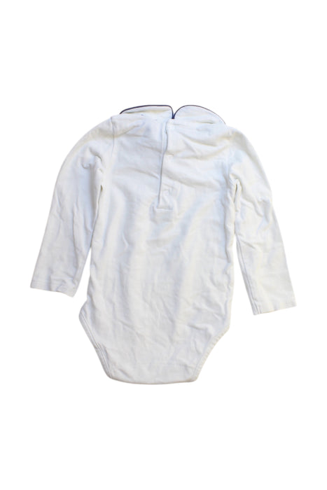 A White Long Sleeve Bodysuits from Thomas Brown in size 12-18M for neutral. (Back View)