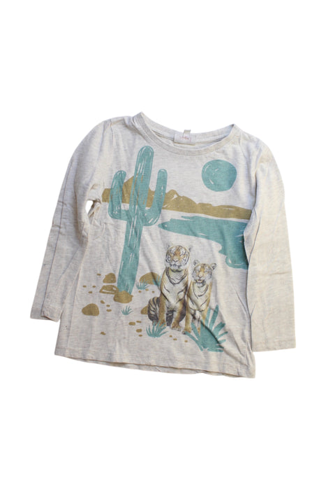 A Multicolour Long Sleeve T Shirts from Seed in size 4T for neutral. (Front View)