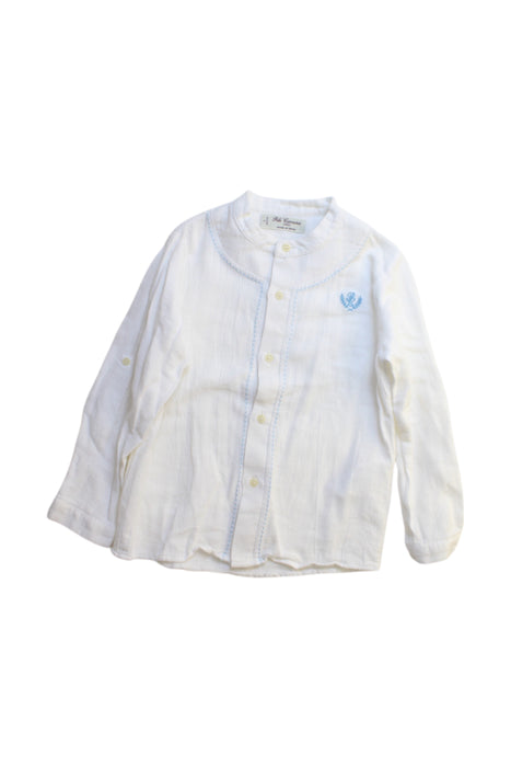 A White Long Sleeve Shirts from Pili Carrera in size 5T for neutral. (Front View)