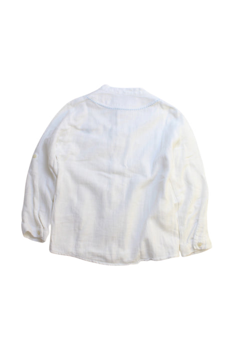 A White Long Sleeve Shirts from Pili Carrera in size 5T for neutral. (Back View)