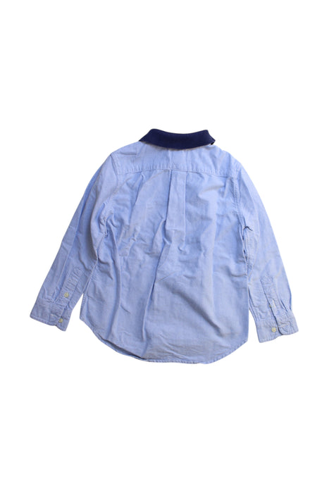 A Blue Long Sleeve Shirts from Polo Ralph Lauren in size 5T for boy. (Back View)