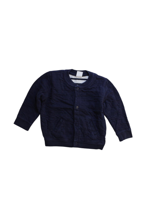 A Navy Cardigans from Seed in size 6-12M for neutral. (Front View)