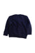 A Navy Cardigans from Seed in size 6-12M for neutral. (Back View)