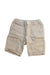 A Beige Shorts from Laranjinha in size 5T for neutral. (Front View)