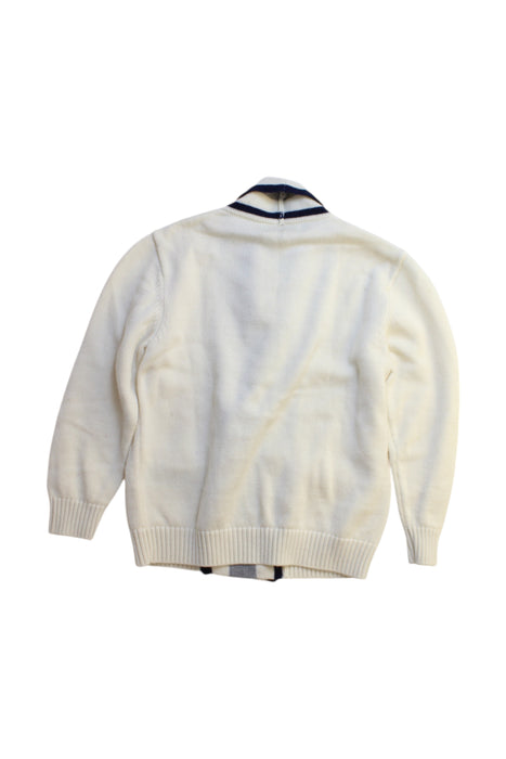 A White Cardigans from Nicholas & Bears in size 4T for boy. (Back View)