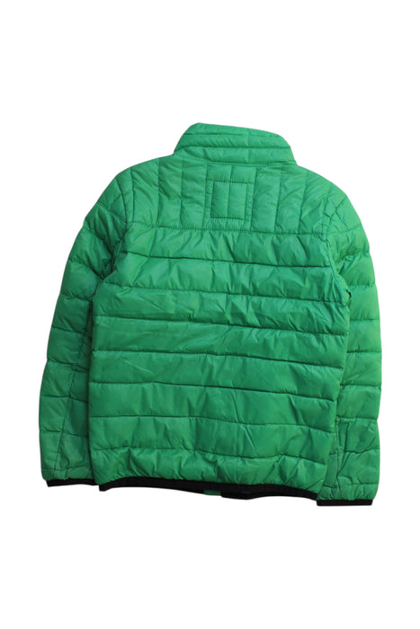 A Green Puffer/Quilted Jackets from Diesel in size 4T for neutral. (Back View)