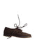 A Brown Dress Shoes from Janie & Jack in size 3T for boy. (Front View)