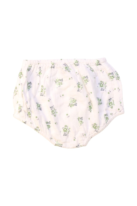 A White Bloomers from Petit Bateau in size 3-6M for girl. (Back View)