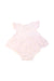 A White Sleeveless Rompers from Organic Mom in size 6-12M for girl. (Front View)