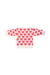 A Red Crewneck Sweatshirts from Seed in size 6-12M for girl. (Back View)