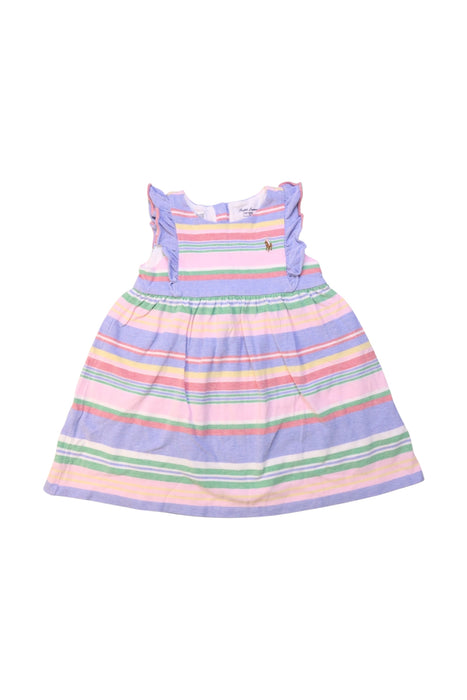 A Multicolour Sleeveless Dresses from Ralph Lauren in size 6-12M for girl. (Front View)