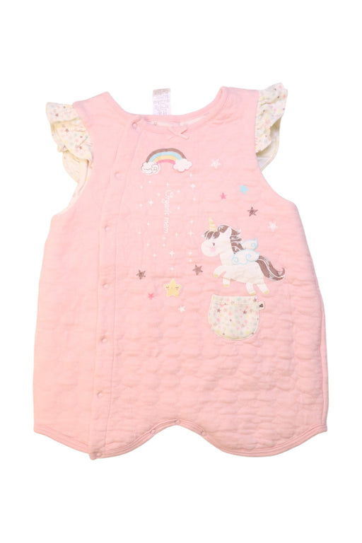 A Pink Sleepsacs from Organic Mom in size 18-24M for girl. (Front View)