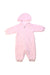 A Pink Puffer/Quilted Coats & Outerwear from Chickeeduck in size 0-3M for girl. (Front View)