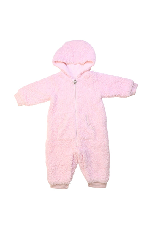 A Pink Puffer/Quilted Coats & Outerwear from Chickeeduck in size 0-3M for girl. (Front View)