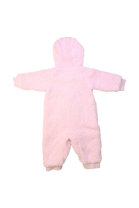 A Pink Puffer/Quilted Coats & Outerwear from Chickeeduck in size 0-3M for girl. (Back View)