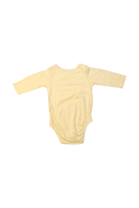 A Yellow Long Sleeve Bodysuits from Balabala in size 3-6M for girl. (Back View)