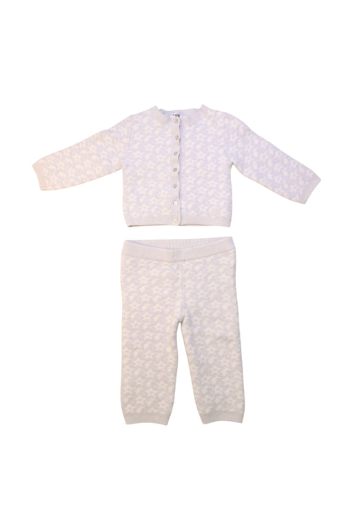 A White Pants Sets from Dior in size 12-18M for girl. (Front View)
