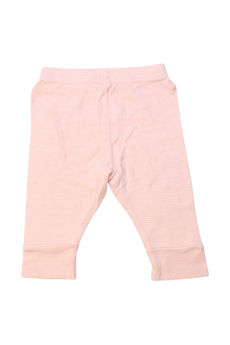A Peach Leggings from Mori in size 3-6M for girl. (Back View)