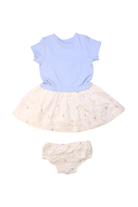 A Blue Skirt Sets from Mothercare in size 6-12M for girl. (Back View)