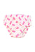A Pink Swim Diapers from Charlie Banana in size 12-18M for girl. (Front View)