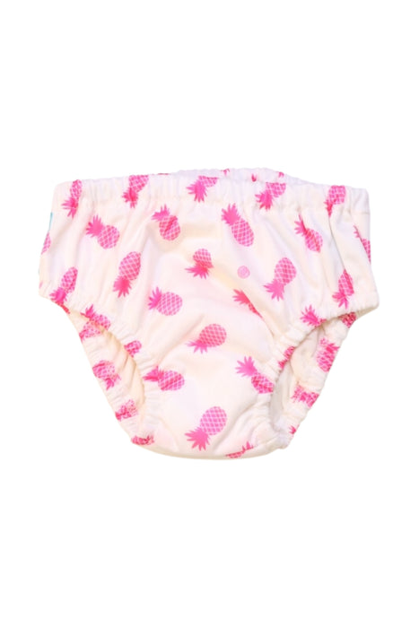 A Pink Swim Diapers from Charlie Banana in size 12-18M for girl. (Front View)