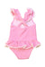 A Pink Swimsuits from Mothercare in size 12-18M for girl. (Back View)