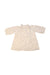 A Ivory Coats from Bonpoint in size 3-6M for girl. (Back View)