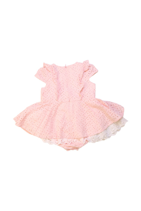 A Pink Dress Sets from Nicholas & Bears in size 6-12M for girl. (Back View)