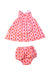 A Multicolour Shorts Sets from Jacadi in size 6-12M for girl. (Back View)