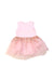 A Pink Sleeveless Dresses from Seed in size 3-6M for girl. (Back View)