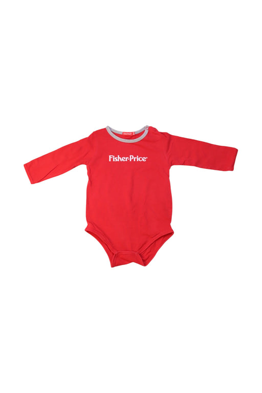 A Red Long Sleeve Bodysuits from Fisher Price in size 3-6M for girl. (Front View)