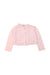 A Pink Cardigans from Dior in size 3-6M for girl. (Front View)