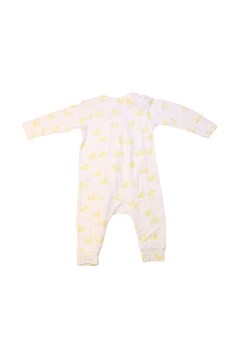 A White Onesies from Seed in size 3-6M for girl. (Back View)