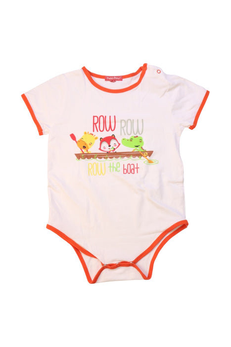 A Multicolour Short Sleeve Bodysuits from Fisher Price in size 12-18M for girl. (Front View)