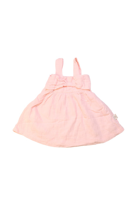 A Pink Sleeveless Dresses from Primeval in size 12-18M for girl. (Back View)